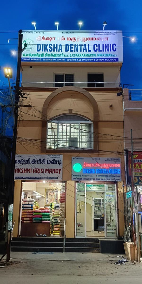 High-quality, painless dentistry at Diksha Dental Clinic in Coimbatore